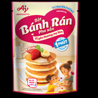 Combo 4 Gói Bột Bánh Rán Pha Sẵn Vị Truyền Thống Ajinomoto 200g/Gói