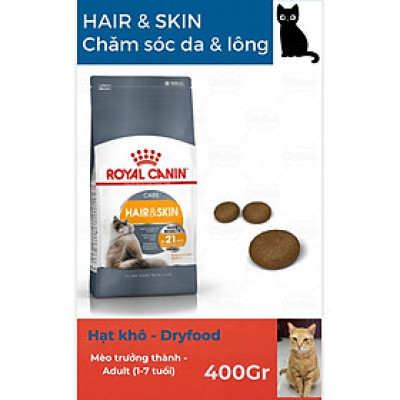 ROYAL CANIN CHĂM SÓC DA VÀ LÔNG-HAIR & SKIN DRY CAT FOOD