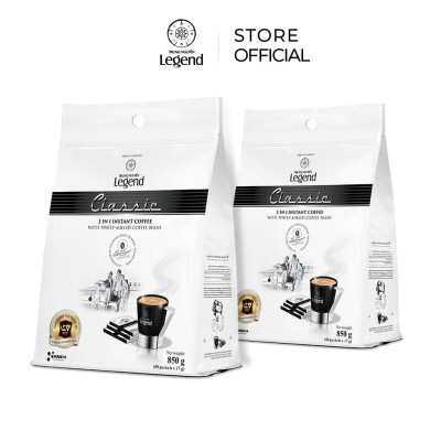 Combo 2 Cà Phê Trung Nguyên Legend Classic Hòa Tan – Bịch 50 Gói – Cà Phê Sữa Đậm Đà, Chuẩn Gu Việt