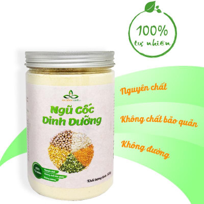 Bột ngũ cốc dinh dưỡng SKX hộp 500g (gồm bột đậu gà - lăng đỏ - hà lan vàng - hà lan xanh - yến mạch)
