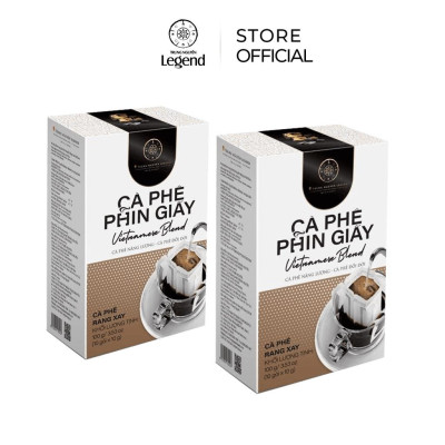 Combo 2 Hộp Cà Phê Phin Giấy Trung Nguyên Legend Vietnameses Blend – Gói Drip Coffee Gu Truyền Thống, Đậm Vị Việt