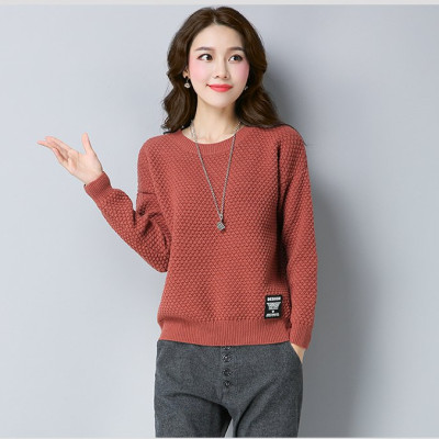 Áo len nữ, áo len dài tay cổ tròn thu đông AL46