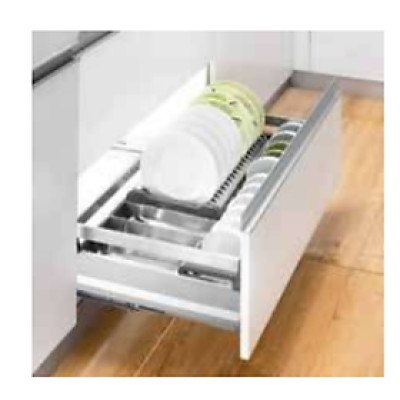 GIÁ BÁT ĐĨA INOX ĐÁY ĐẶC GẮN CÁNH EURONOX EU1.B75M - HÀNG CHÍNH HÃNG