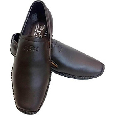 Giày Mọi Nam BIGGBEN Da Bò Thật GM43