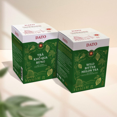 Trà khổ qua rừng DATO, trà túi lọc, thanh nhiệt, giải độc, mát gan, hỗ trợ bệnh tiếu đường, giảm cân