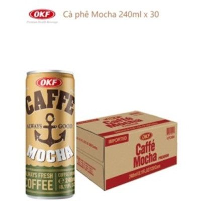 Cà phê Mocha OKF Hàn Quốc 240ML x 6 chai