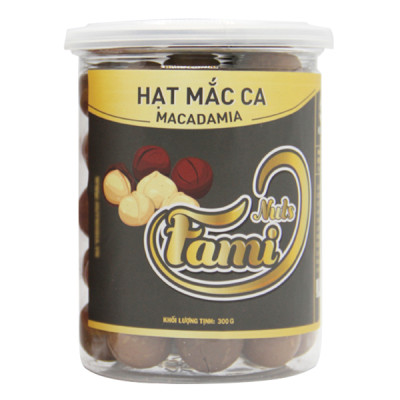 Hạt Mắc Ca Hũ Nắp Nhôm Fami (300g)