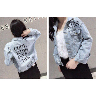 Áo khoác jean nữ bo lưng style vẻ đẹp bất tử - hàng shop đẹp - Mua Ngay