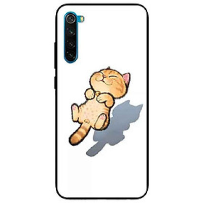 Ốp lưng in cho Xiaomi Redmi Note 8 Mẫu Mèo Vàng