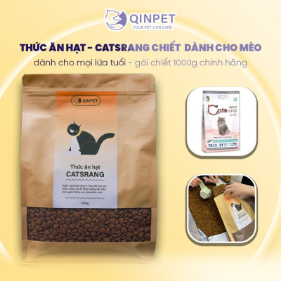 Catsrang All Stages - Thức Ăn Hạt Cho Mèo Mọi Lứa Tuổi, Gói 1KG Chiết Lẻ | Xuất Xứ Hàn Quốc