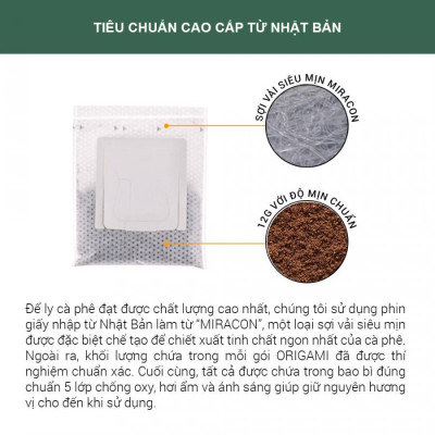 Cà Phê Phin Nhật Tiện Lợi Hộp 05 gói 12g - 1864 CAFÉ