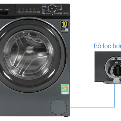 Máy giặt Aqua Inverter 8.5 kg AQD-A852J(BK) - hàng chính hãng - chỉ giao HCM