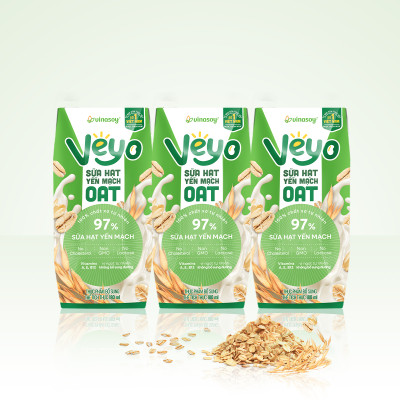 Thùng Veyo Sữa hạt Yến mạch (30 hộp x 180ml)