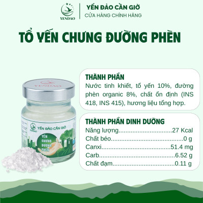 Yến Đảo - Hũ Yến Chưng Đường Phèn Bổ Dưỡng Hỗ Trợ Sức Khỏe Mọi Độ Tuổi Quà Tặng Cao Cấp 6 Lọ 70ml