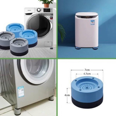 Combo 4 Chân Đế Máy Giặt, Miếng Đệm Cao Su Lót Chân Máy Giặt Chống Ồn, Chống Rung, Tiện Dụng, An Toàn - TakyHome 5960