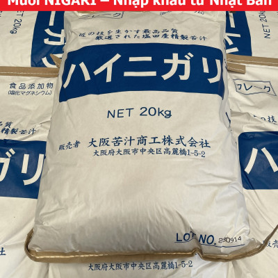 2kg Muối Nigari Nhật Bản tạo đông đậu hũ đậu phụ (Made in Japan) Chiết từ bao 20kg