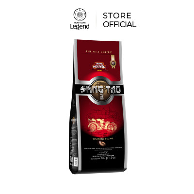 Cà Phê Trung Nguyên Legend Sáng Tạo 3 – Gói 340g – 100% Arabica, Vị Chua Thanh Nhẹ