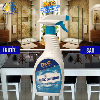 Nước Lau Kính Siêu Sạch,Sạch Trong Suốt,Không Tỳ Vết An Toàn Cho Người Sử Dụng Dr.C 500ml