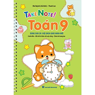Sách - Take Note Toán 9 (Dùng Chung 3 Bộ SGK Mới)