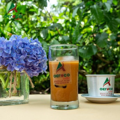 Cà phê AEROCO Blend, gói 250g, pha phin, nguyên chất 100% rang mộc hậu vị ngọt thơm quyến rũ
