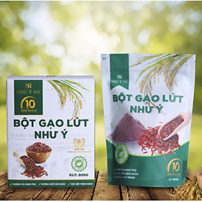 Bột Gạo Lứt Như Ý Ny Mẫu Mới 800g - Bột Ăn Kiêng Hỗ Trợ Giảm Cân