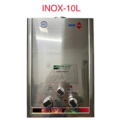 Bình Tắm Dùng Gas OWANI INOX-10L Ống Đồng 8MM - Hàng Chính Hãng