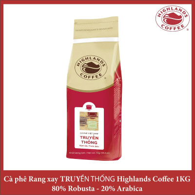 Traditional coffee Cà Phê Bột Truyền Thống Highlands Coffee (1kg)