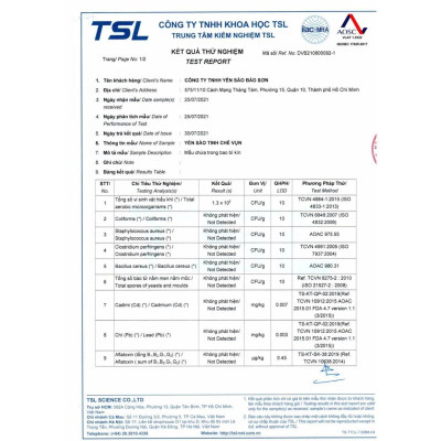 TỔ YẾN TINH CHẾ VỤN TRÒN - HỘP 10GR - BẢO SƠN TRUE NEST