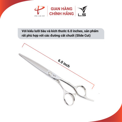 KÉO CHUỐT TÓC VIKO  JPS-3 SIZE 6 INH - HÀNG CHÍNH HÃNG