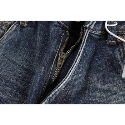 Quần jean bụi phong cách Retro_dã ngoại