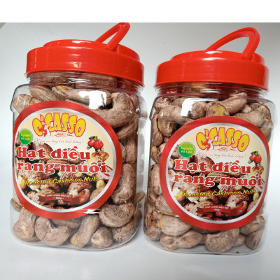 1Kg Hạt Điều Rang MuốiVỏ Lụa Loại Cồ O