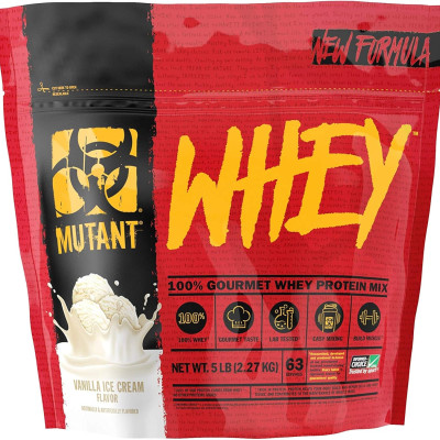 Mutant Whey Protein 5Lbs (2,3kg), Sữa bổ sung Protein, Phục Hồi và Phát Triển Cơ Bắp