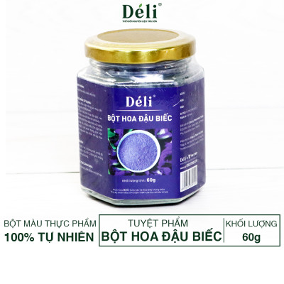 Bột màu hoa đậu biếc Déli