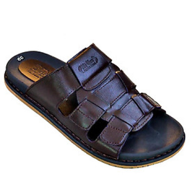 Dép Nam Quai Ngang Da Bò Thật TiTi ĐÔ Cao Cấp DN2024