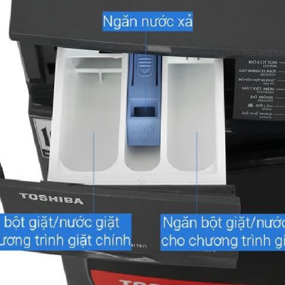 Máy giặt Toshiba Inverter 12 kg TW-T21BU130UWV(MG) - HÀNG CHÍNH HÃNG - CHỈ GIAO HCM