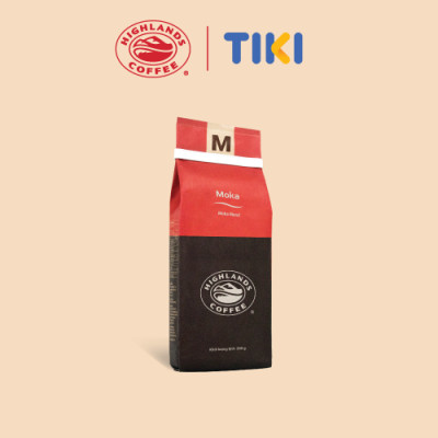 [ Mua 3 tặng 1] Cà phê Rang xay Moka Highlands Coffee 200g