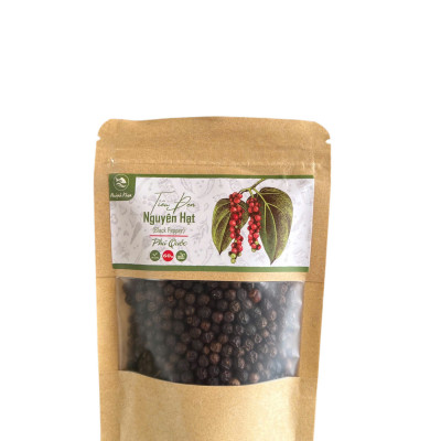 Đặc Sản Kiên Giang - Tiêu hạt đặc sản Phú Quốc- Huỳnh Khoa túi nhỏ 60gram - Túi 60g