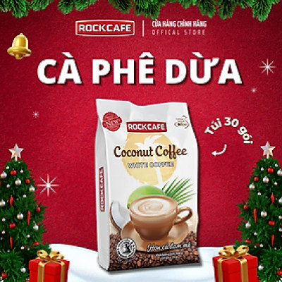 Cà phê dừa ROCKCAFE (Túi 30 gói)