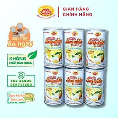 Cháo long nhãn Minh Trung 365g - Cháo Long Nhãn 6 (combo 6 lon)