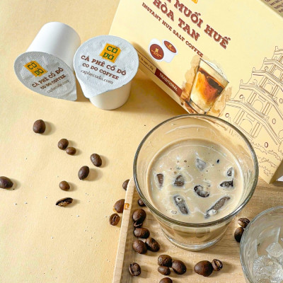 Hộp 6 Viên Cà Phê Muối Huế Hòa Tan