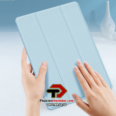Bao da chống sốc dành cho SamSung Galaxy Tab S7 FE có ngăn đựng bút hiệu Dux Ducis Toby - Hàng nhập khẩu