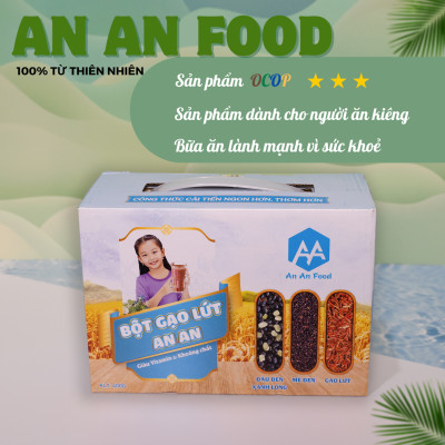 deal hời . bột gạo lứt tím , đậu đen xanh lòng , mè đen ( bột gạo lứt ANAN) thay thế bửa ăn , chăm sóc sưc khỏe , xương khớp , giấc ngủ