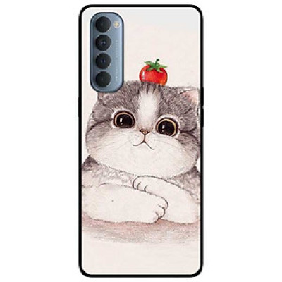 Ốp lưng dành cho Reno 4 Pro mẫu Mèo Và Cà