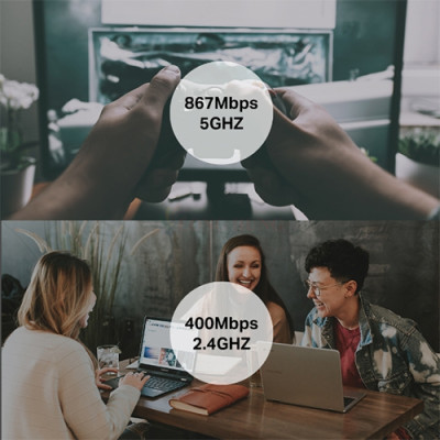 USB Wifi TP-Link AC1300 Mini Wireless MU-MIMO Archer T3U - Hàng chính hãng