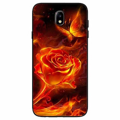 Ốp lưng dành cho Samsung J3 Pro mẫu Hoa Hồng Lửa