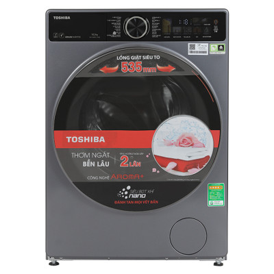 Máy giặt Toshiba Inverter 10.5 kg TW-T25BZU115MWV(MG) - Hàng chính hãng - Chỉ giao HCM