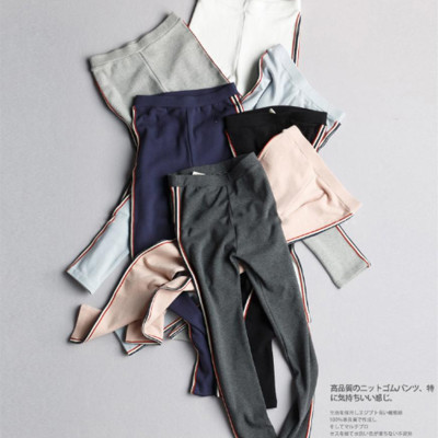 Quần legging Kẻ Sọc Co Giãn 4 chiều Thoải Mái Umi Hàn Quốc (ĐEN NHÁM)