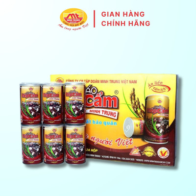 Cháo nếp cẩm Minh Trung 365g - Cháo Nếp Cẩm 24 (thùng 24 lon)