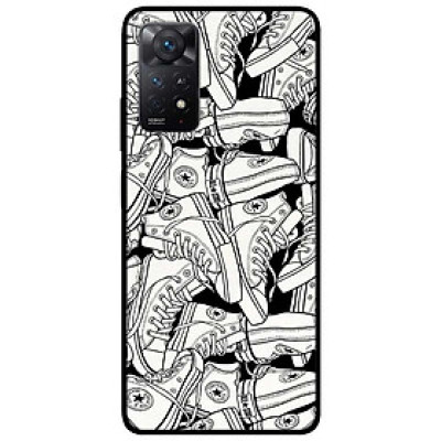 Ốp lưng dành cho Xiaomi Redmi Note 11 Pro 5G - Hoạ Tiết Giày Trắng Đen