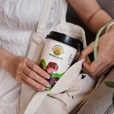 TRÀ SỮA GẠO NHẬT RANG TACHA FARM